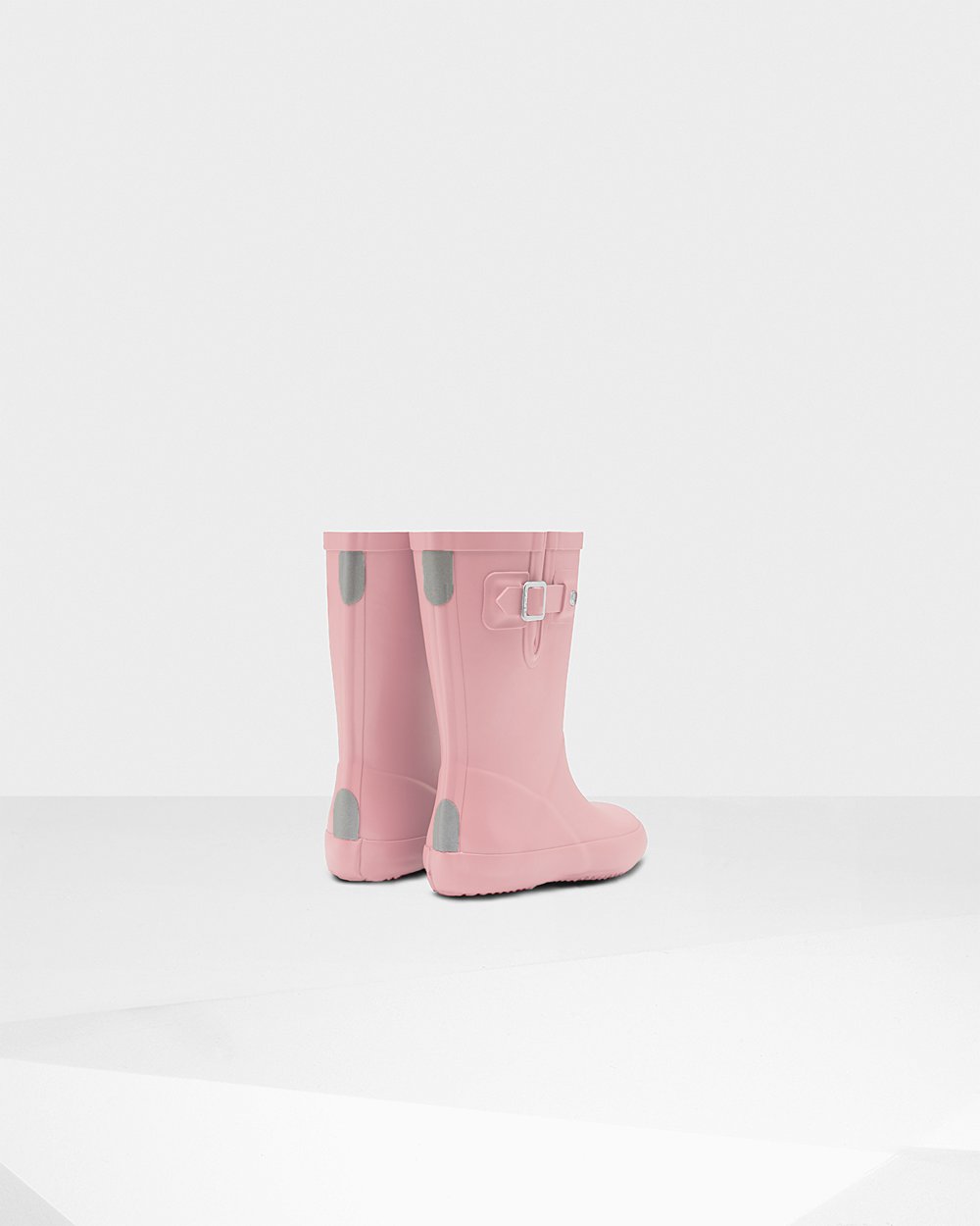 Kids Hunter Original First Flat Sole - Rain Boots Pink - 5940-FOJNC